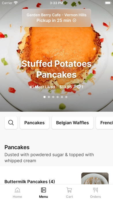 Garden Berry Cafe iPhone screenshot 2 - Food & Drink app