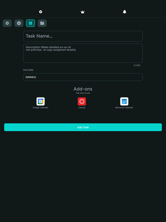 Tan-Do iPad screenshot 1 - Productivity app