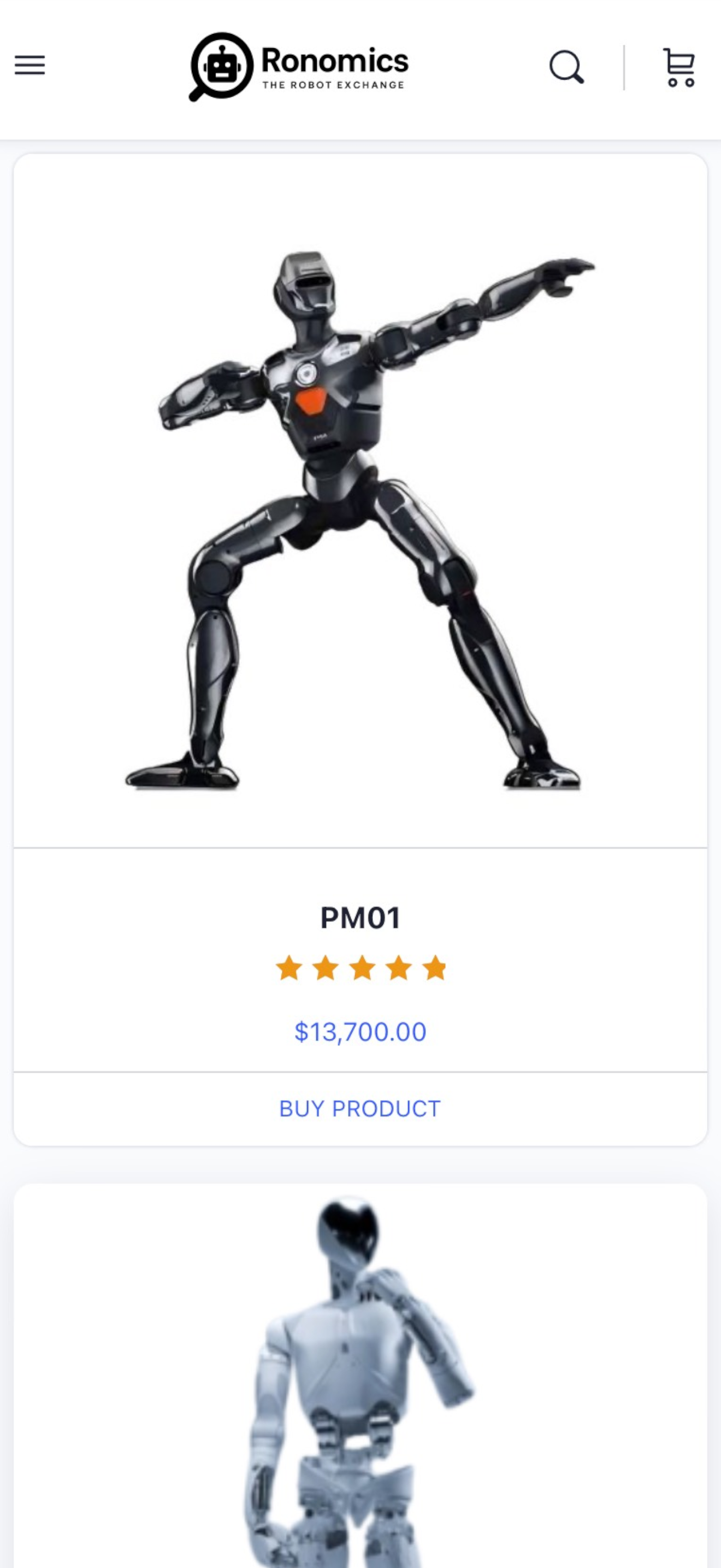 Ronomics - Robot Exchange