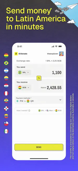 El Dorado: Send Money & QR screenshot 1
