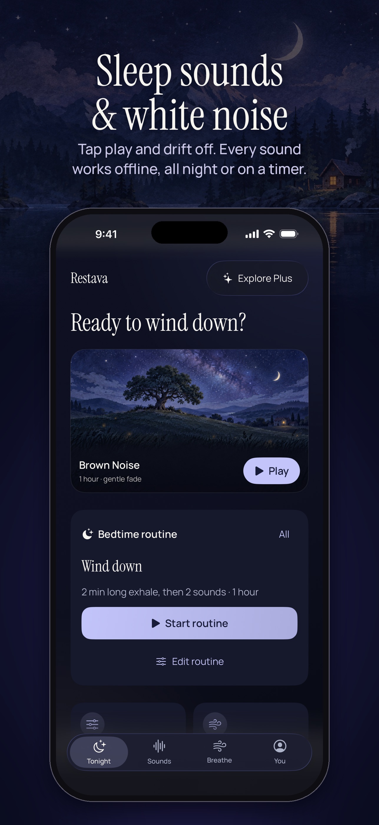 Screenshot 1 of Restava: Sleep & Breathe