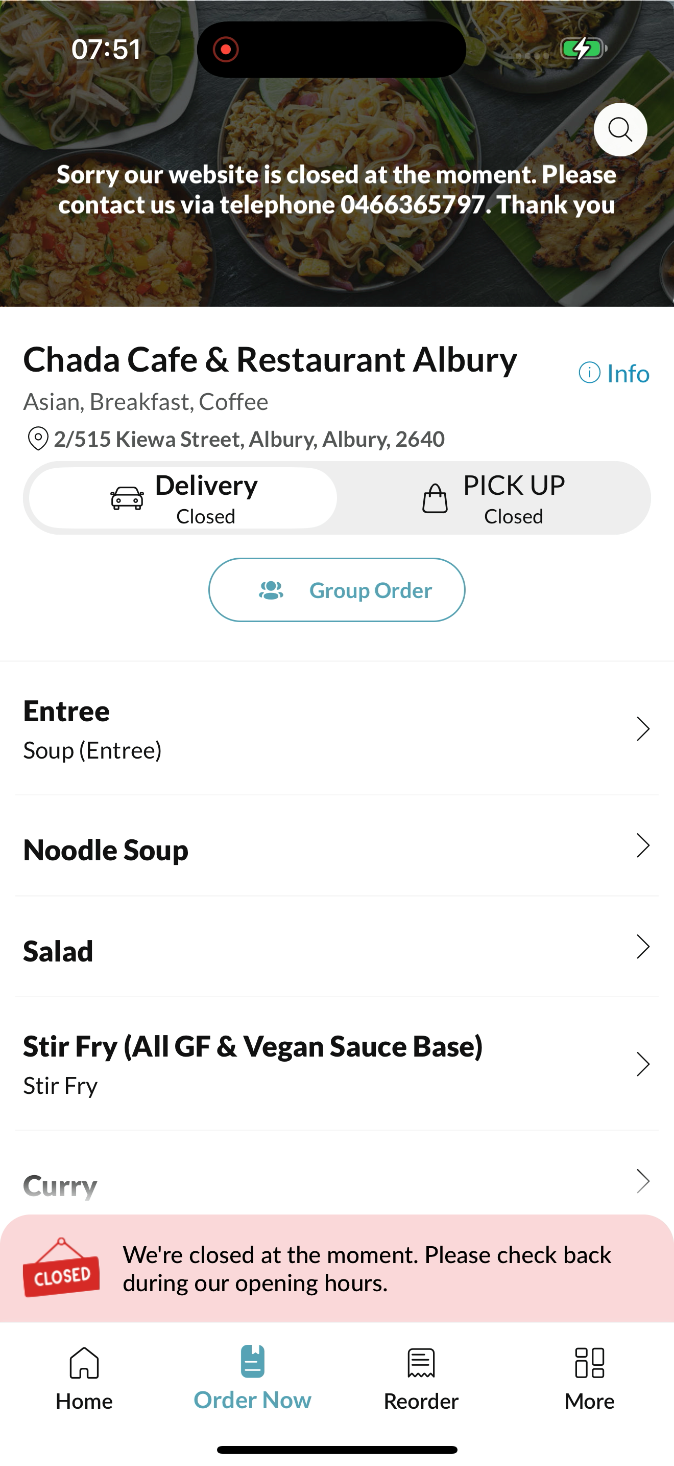Chada Cafe & Restaurant Albury screenshot 2