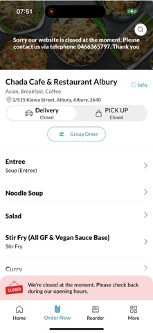 Chada Cafe & Restaurant Albury screenshot