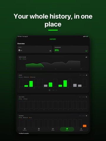 Pacer : your personal trainer iPad screenshot