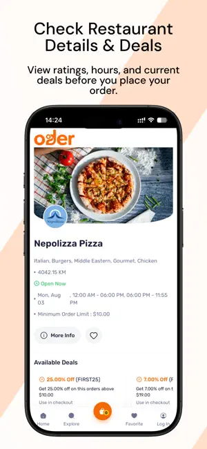 Oder Food: Food Delivery screenshot 3