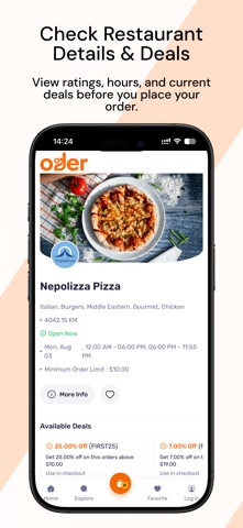 Oder Food: Food Delivery screenshot