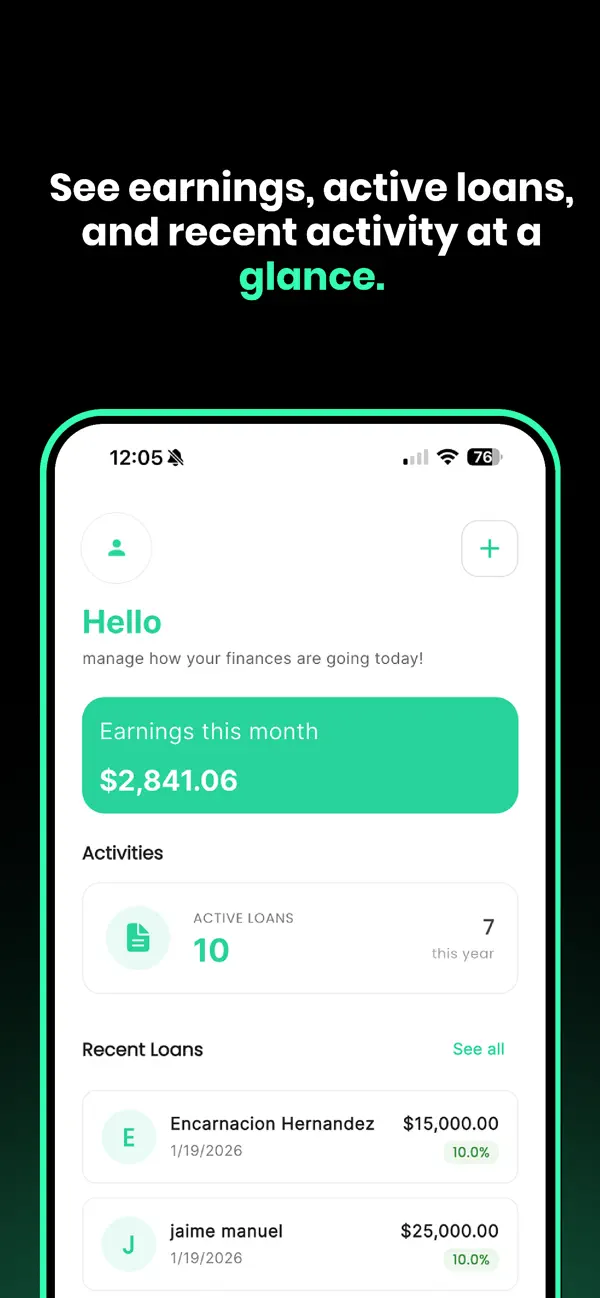 LoanAdmin Screenshot 1