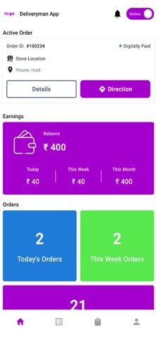 Delivery Man App Screenshot 1 of 4