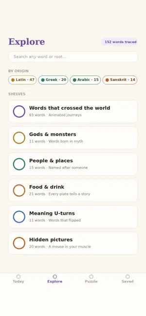 Wordlore: Word Origins screenshot 4