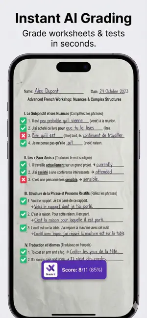 GradeIt AI: School Work Grader screenshot 1