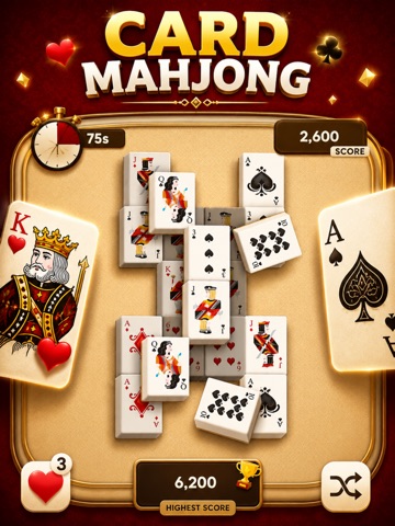 Card Mahjong Puzzle iPad screenshot