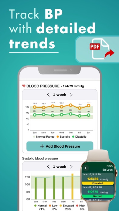 Blood Pressure Pulse Monitor Screenshot