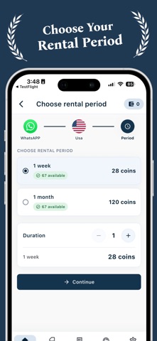 Sim4App - Rent Number for SMS Screenshot 6 of 7