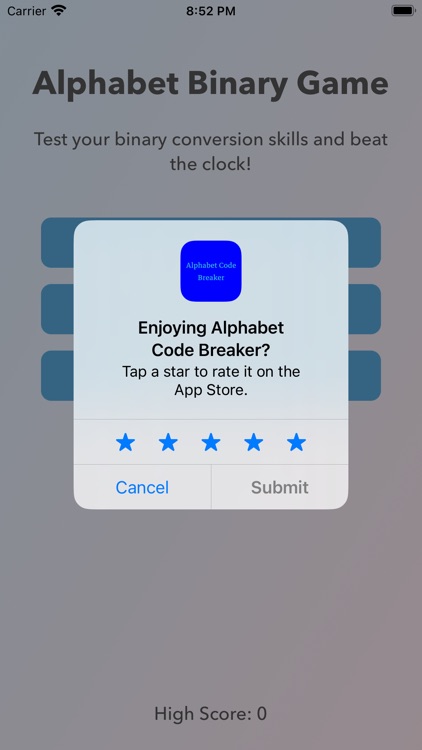 Alphabet Code Breaker