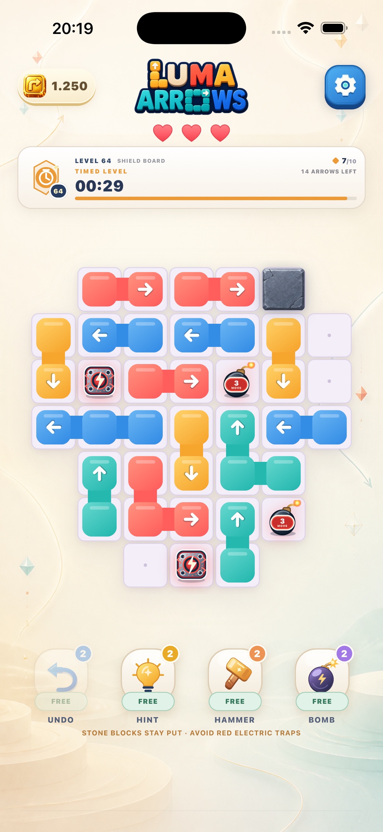 Screenshot 3 of Luma Arrows: Tap Away Puzzle