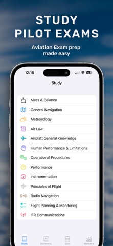 PPL Quiz - EASA,FAA Training iPhone screenshot