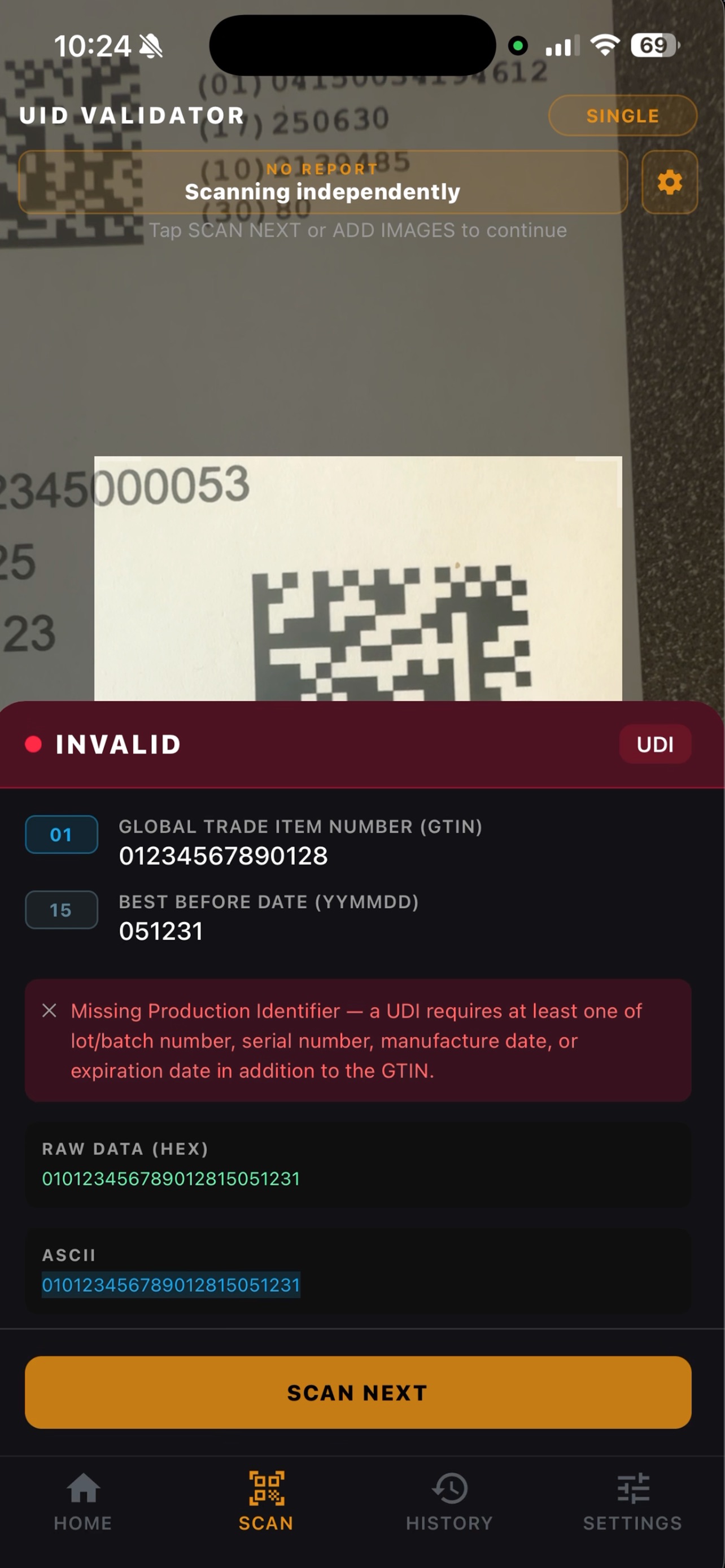 Screenshot 4 of CCG Validator