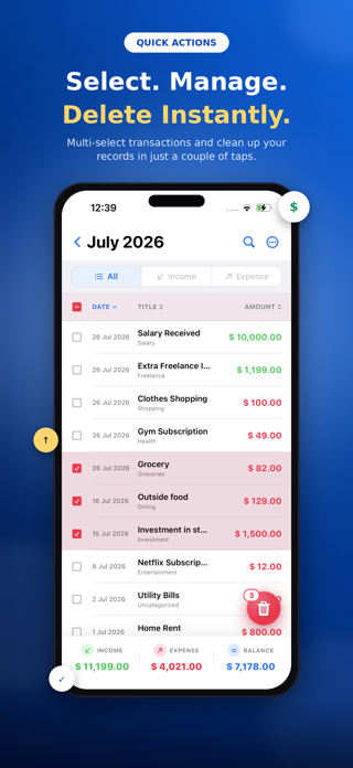 Expense Manager & Money Pro Screenshot 3 of 7