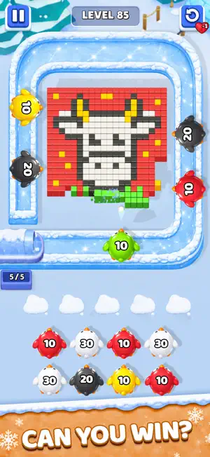 Color Penguin: Shooting Pixel screenshot 3