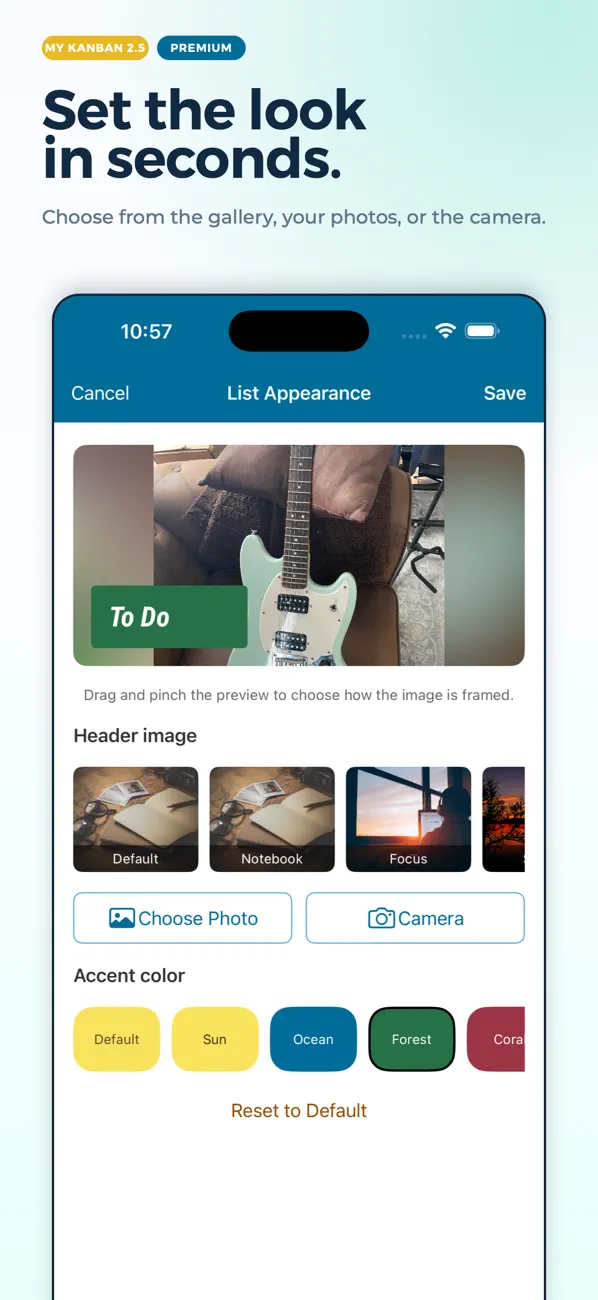 Screenshot #3 pour My Kanban: Personal Kanban App