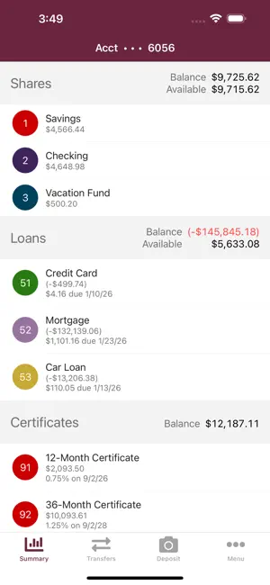 Diversified General FCU screenshot 2