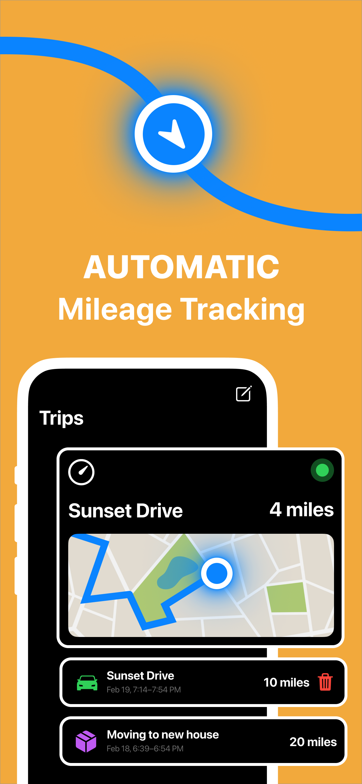 mile tracker car