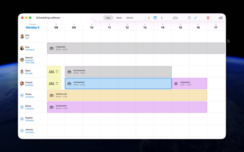CalTeam screenshot