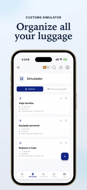 Cuba Customs: Flights & Bags screenshot 2
