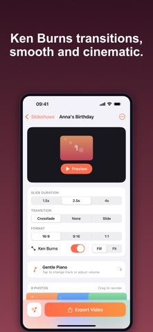 Slideshow Maker with Musics! iPhone screenshot