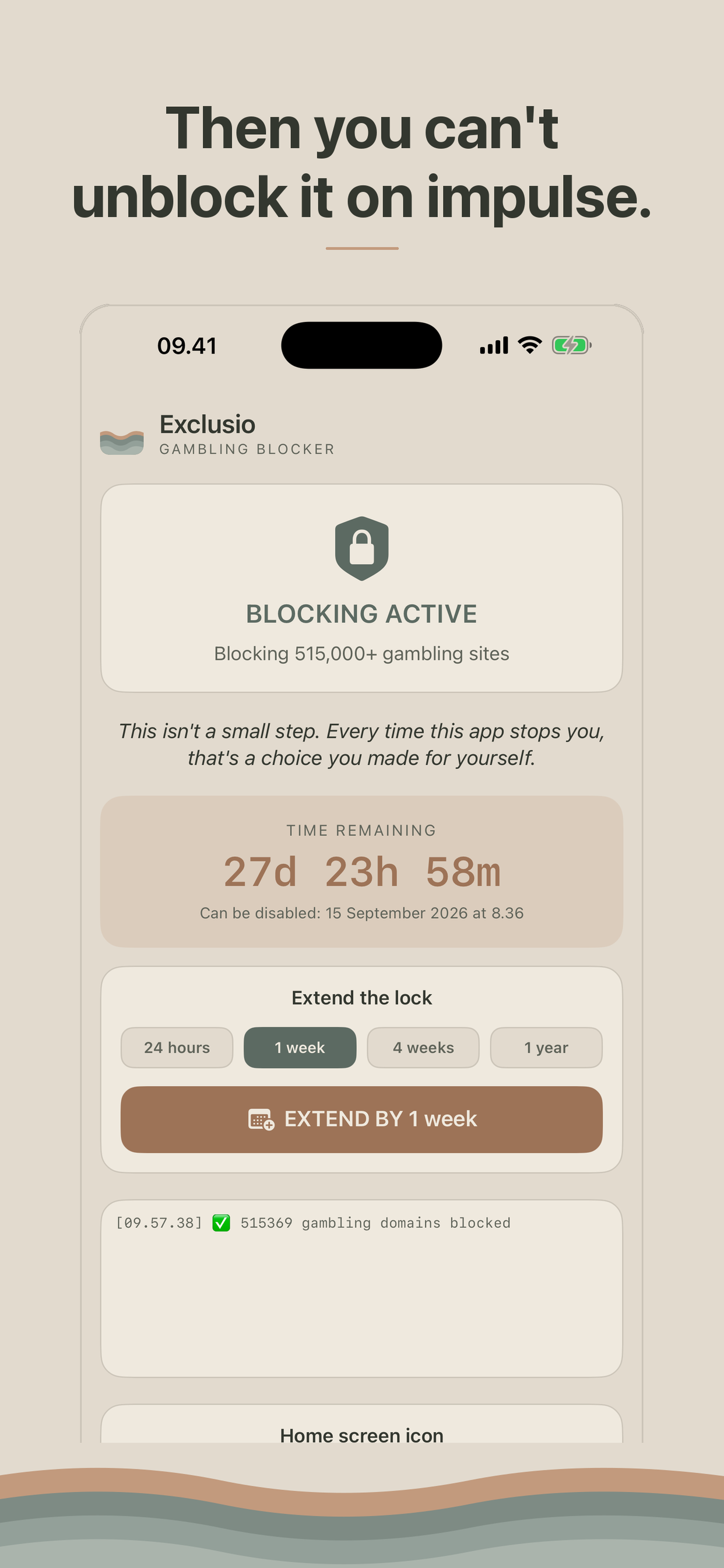 Exclusio - Gambling Blocker screenshot 2