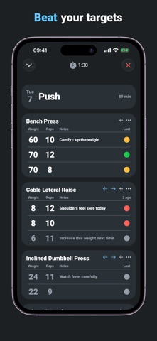 Pump - Workout Tracker Screenshot 2 of 5