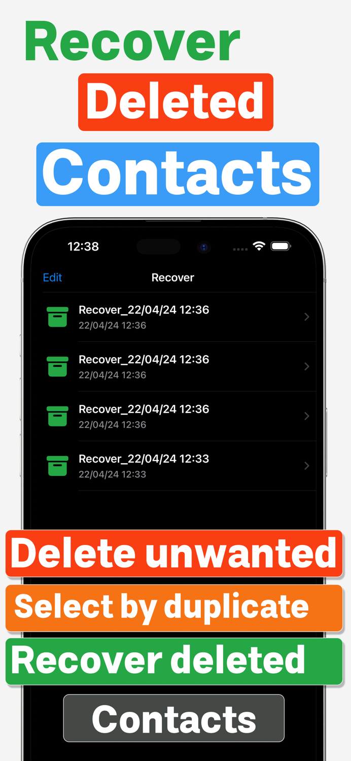 Contacts cleaner duplicate