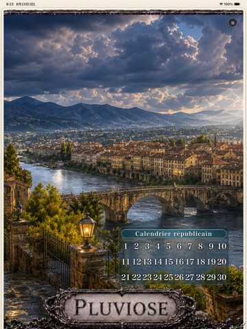 Republican Calendar: Scenery iPad screenshot