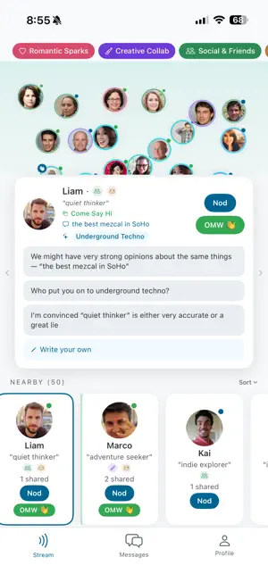 Nod - Meet People Near You screenshot 3