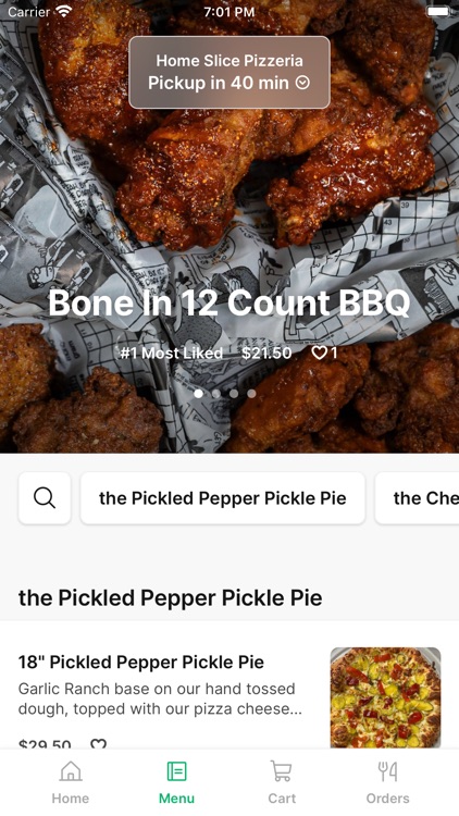 Home Slice Pizzeria To Go