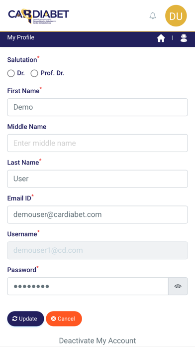 CarDiabet Screenshot