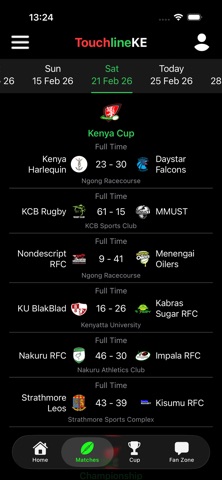 TouchlineKE - Rugby App screenshot