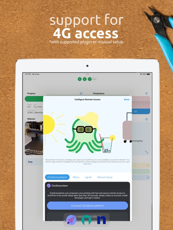 OctoApp for OctoPrint/Klipper iPad screenshot 3 - Productivity app