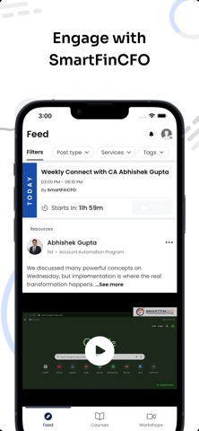 SmartFin CFO iPhone screenshot