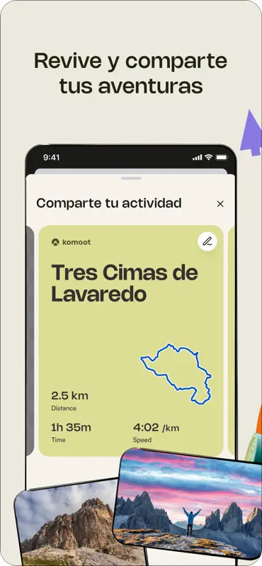 komoot - senderismo y ciclismo screenshot 9 of 10