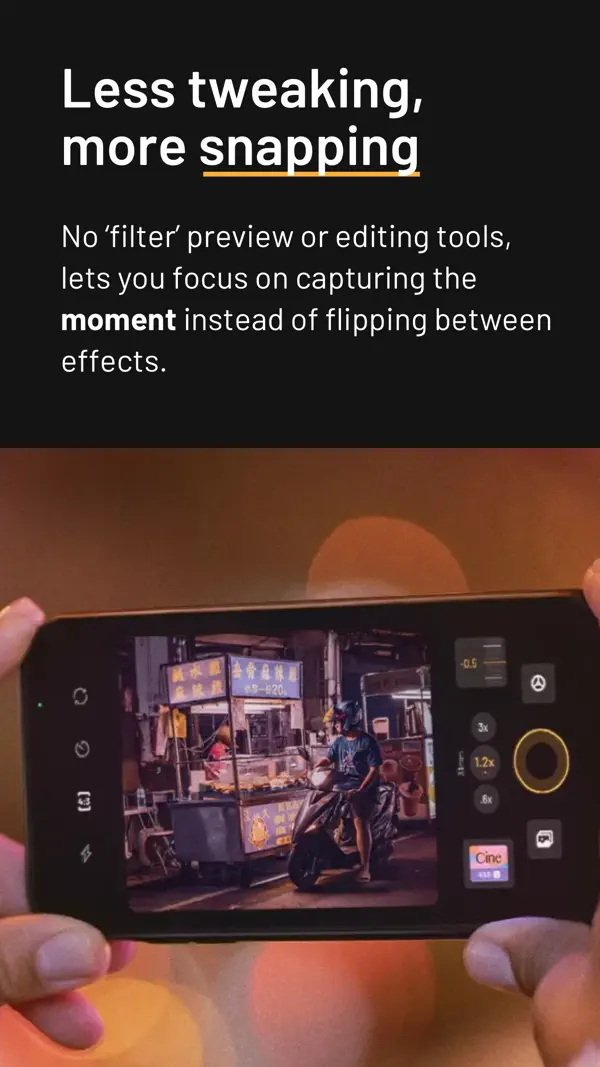 mood.camera iPhone App Screenshot 5 – Foto & Video