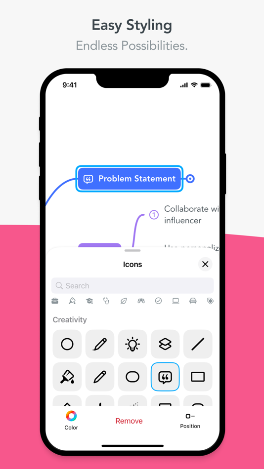 #4. Mind Mapping - MindMeister (iOS) 由: MeisterLabs