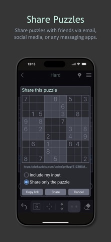 Dark Sudoku - Classic Puzzle iPhone screenshot