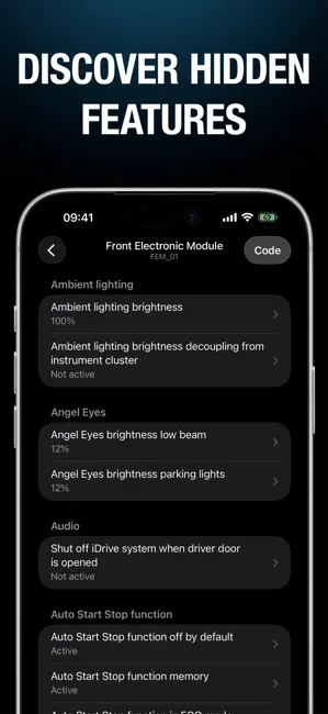 BimmerCode iPhone screenshot 3