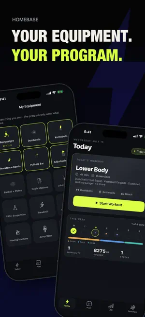 Homebase: Home Workout Coach screenshot 1