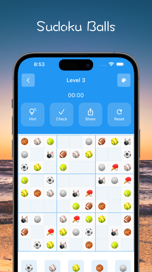 #3. Emoji Sudoku Puzzle (iOS) By: 京国 赵