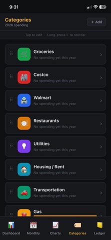 PocketKnife Budget Screenshot 5 of 7