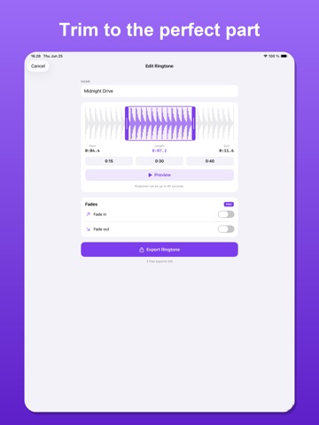 MP3 Cutter: Ringtone Maker iPad screenshot
