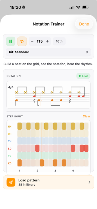 BackBeat Rhythm Studio Screenshot 4 of 10