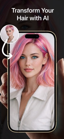 AI Hairstyle - Hair Color iPhone screenshot
